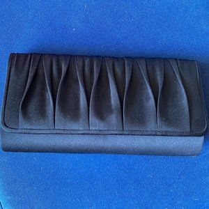 Vintage Black Satin Cocktail Purse